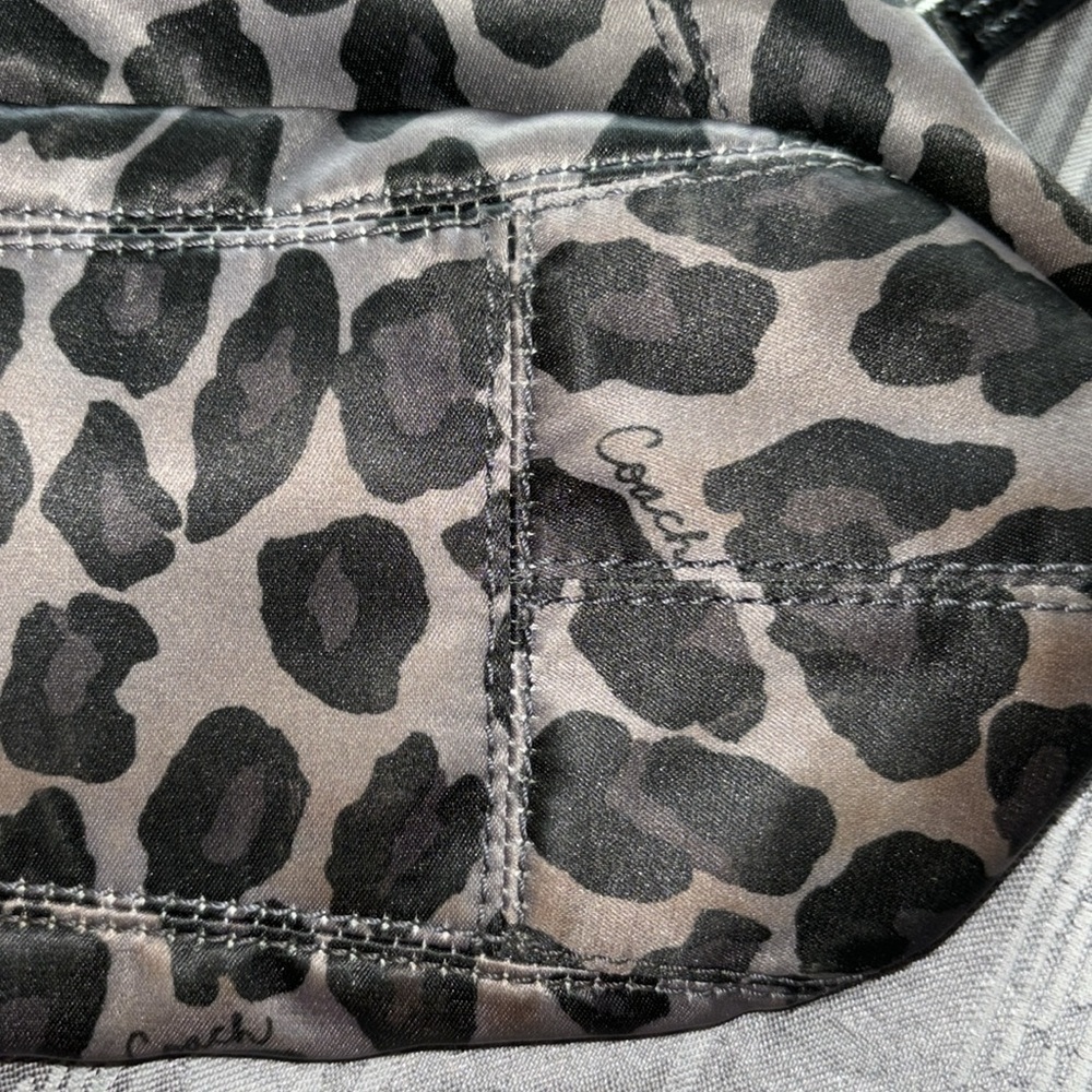 Coach Leopard Print Mini Bag - Picture 4 of 9
